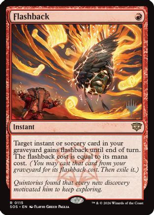 Flashback (PPSOS-115) - Promo Pack: Secrets of Strixhaven