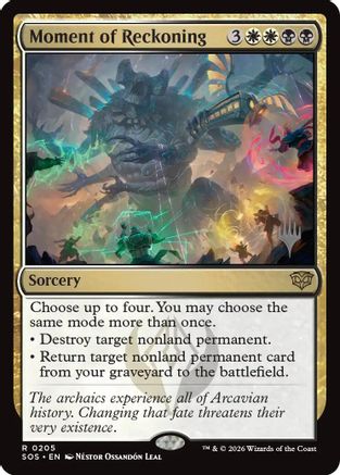 Moment of Reckoning (PPSOS-205) - Promo Pack: Secrets of Strixhaven