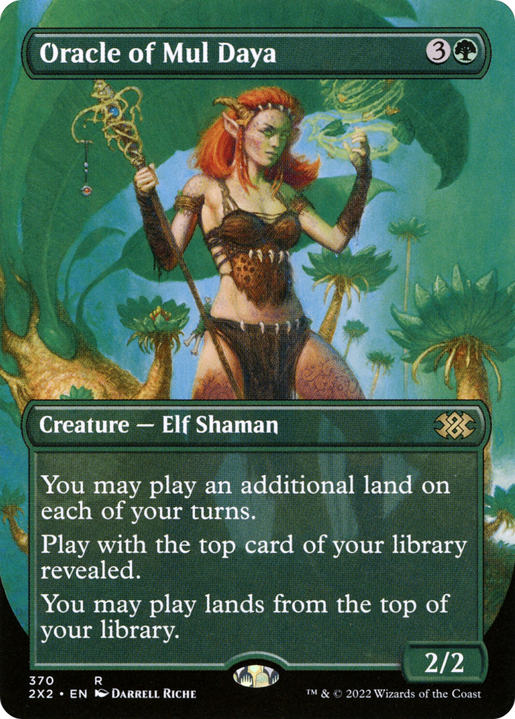 Oracle of Mul Daya (Borderless)(2X2-370) - Double Masters 2022