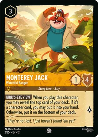 (002/204) Monterey Jack - Watchful Ranger - Wilds Unknown Normal