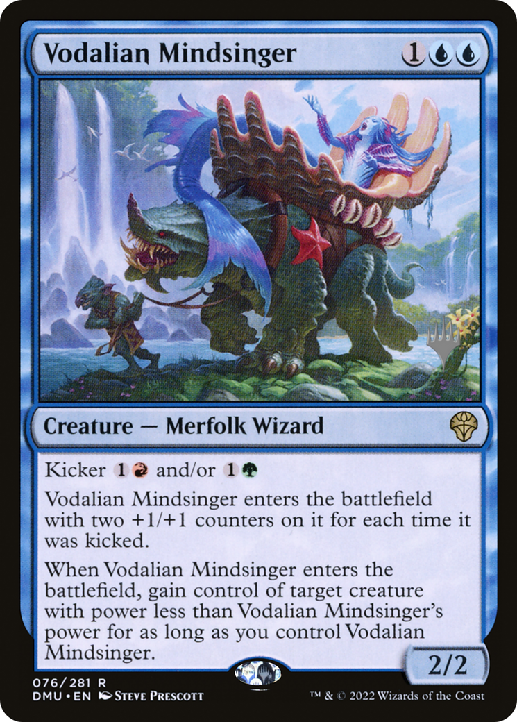 Vodalian Mindsinger (PPDMU-76P) - Dominaria United Promos (Promo Pack) Foil