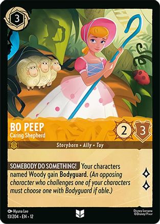 (013/204) Bo Peep - Caring Shepherd - Wilds Unknown Cold Foil