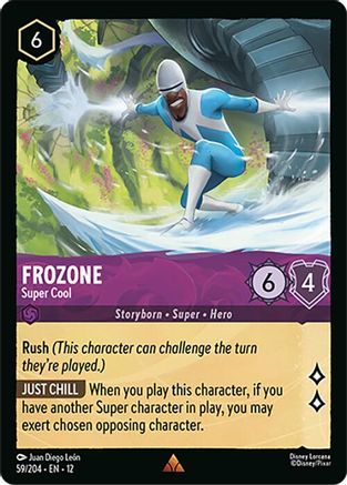 (059/204) Frozone - Super Cool - Wilds Unknown Normal