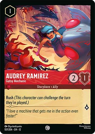 (107/204) Audrey Ramirez - Gutsy Mechanic - Wilds Unknown Normal