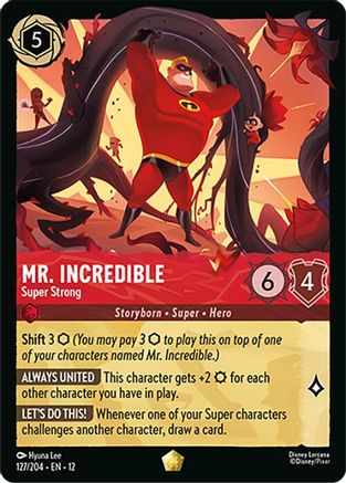 (127/204) Mr. Incredible - Super Strong - Wilds Unknown Normal