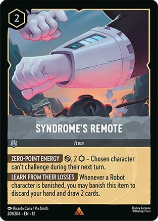 (201/204) Syndrome's Remote - Wilds Unknown Cold Foil