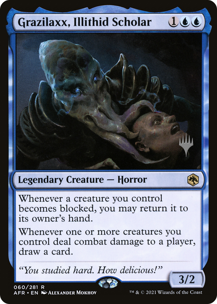 Grazilaxx, Illithid Scholar (PPAFR-60P) - Adventures in the Forgotten Realms Promos Foil (Promo Pack)