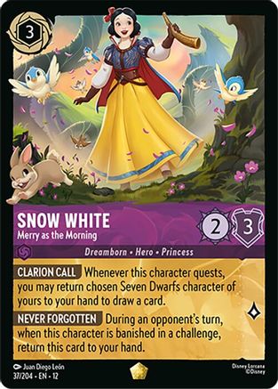 (037/204) Snow White - Merry as the Morning - Wilds Unknown Normal