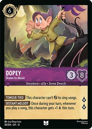 (038/204) Dopey - Drawn to Music - Wilds Unknown Normal
