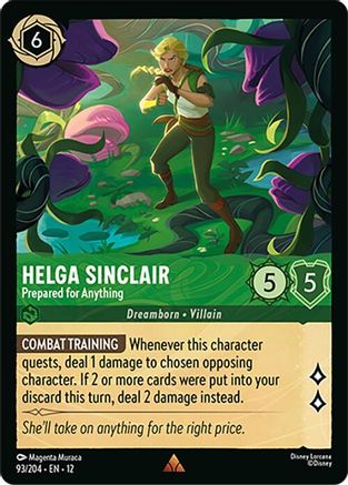 (093/204) Helga Sinclair - Prepared for Anything - Wilds Unknown Cold Foil