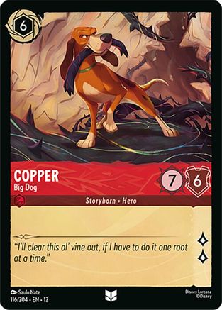 (116/204) Copper - Big Dog - Wilds Unknown Normal