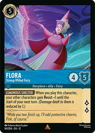 (141/204) Flora - Strong-Willed Fairy - Wilds Unknown Normal