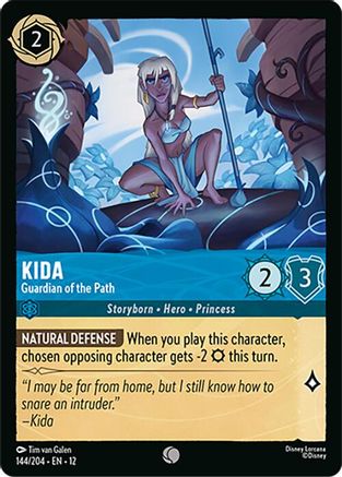 (144/204) Kida - Guardian of the Path - Wilds Unknown Cold Foil