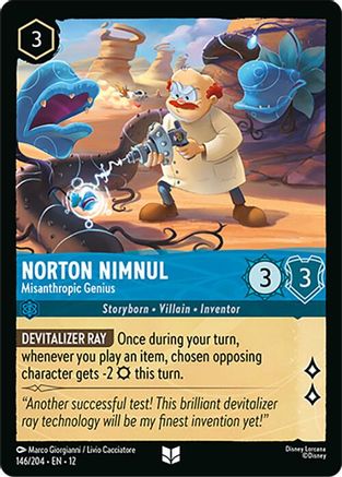 (146/204) Norton Nimnul - Misanthropic Genius - Wilds Unknown Cold Foil