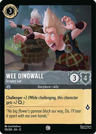 (176/204) Wee Dingwall - Scrappy Lad - Wilds Unknown Normal