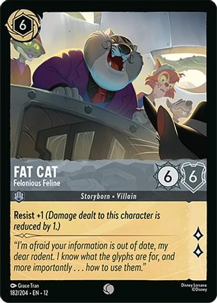 (182/204) Fat Cat - Felonious Feline - Wilds Unknown Normal