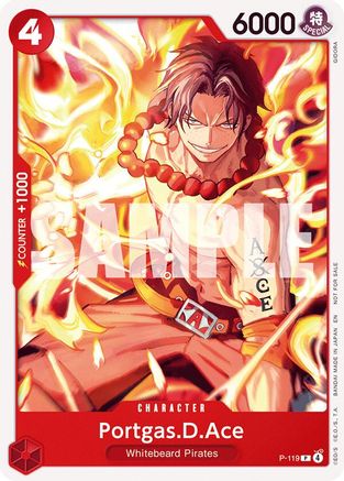 (P-119) Portgas.D.Ace (Pirates Party 2026 Vol. 1) - One Piece Promotion Cards - Normal