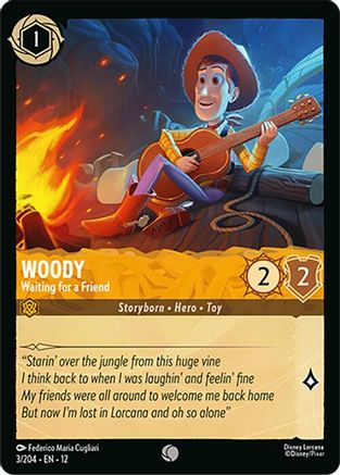(003/204) Woody - Waiting for a Friend - Wilds Unknown Normal
