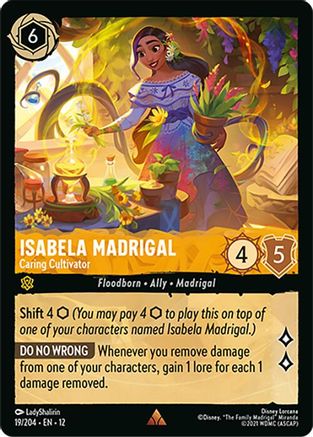 (019/204) Isabela Madrigal - Caring Cultivator - Wilds Unknown Normal