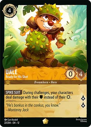 (022/204) Dale - Ready for His Shot - Wilds Unknown Normal