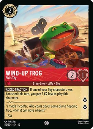 (112/204) Wind-Up Frog - Sid's Toy - Wilds Unknown Normal