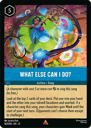 (163/204) What Else Can I Do? - Wilds Unknown Cold Foil