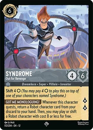 (172/204) Syndrome - Out for Revenge - Wilds Unknown Normal