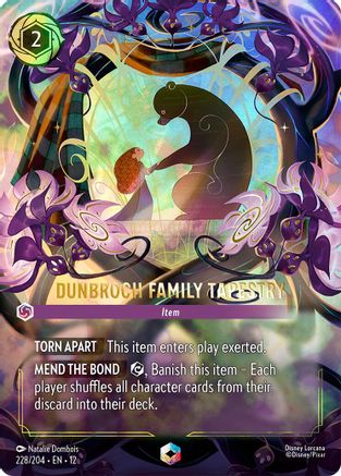(228/204) DunBroch Family Tapestry (Enchanted) - Wilds Unknown Holofoil