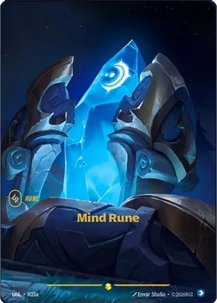 (R03a) Mind Rune (Alternate Art) - Unleashed Foil