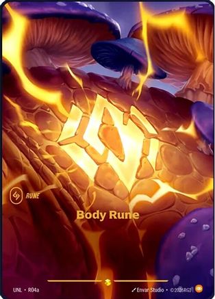 (R04a) Body Rune (Alternate Art) - Unleashed Foil