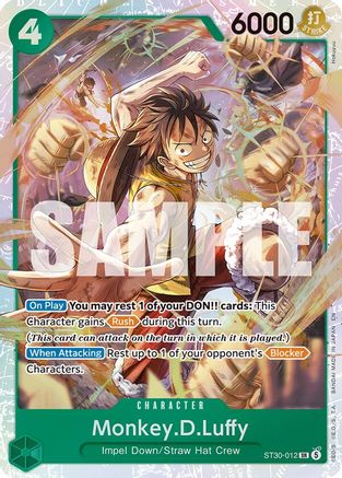 (ST30-012) Monkey.D.Luffy - Starter Deck EX: Luffy & Ace - Foil