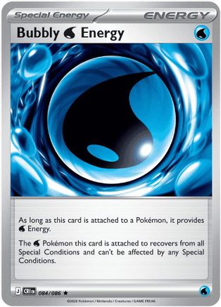 Bubbly W Energy (84/null) - ME04 Chaos Rising Reverse Holofoil - Rare