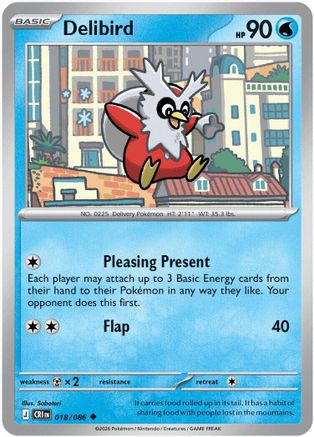 Delibird (18/null) - ME04 Chaos Rising - Uncommon