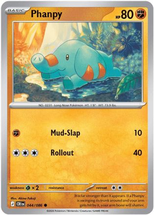 Phanpy (44/null) - ME04 Chaos Rising - Common