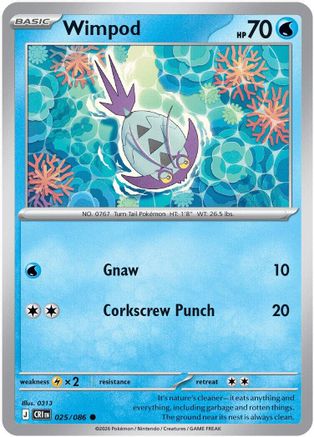 Wimpod (25/null) - ME04 Chaos Rising Reverse Holofoil - Common