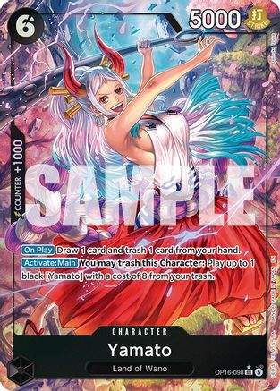 (OP16-098) Yamato (098) (Alternate Art) - The Time of Battle - Foil