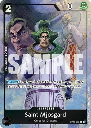 (OP13-092) Saint Mjosgard (Premium Card Collection -Best Selection Vol. 6-) - One Piece Promotion Cards - Foil