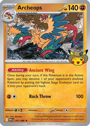 Archeops (Fossil Museum Exclusive) (51/null) - ME Mega Evolution Promo Holofoil - Promo