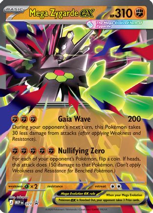 Mega Zygarde ex (71/null) - ME Mega Evolution Promo Holofoil - Promo
