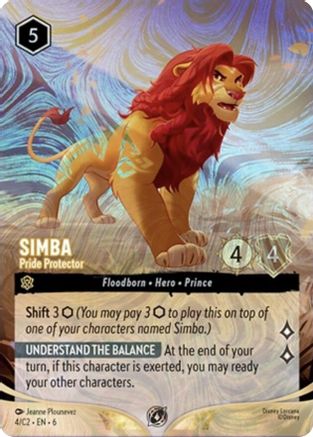 (004) Simba - Pride Protector (Foil) - Disney Lorcana Promo Cards Holofoil