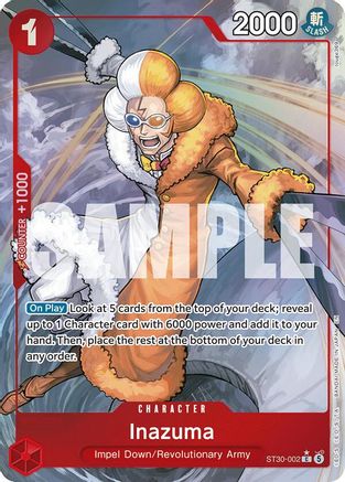 (ST30-002) Inazuma (Full Art) - Starter Deck EX: Luffy & Ace - Foil