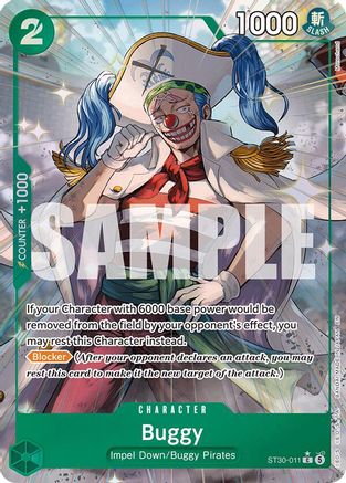 (ST30-011) Buggy (Full Art) - Starter Deck EX: Luffy & Ace - Foil