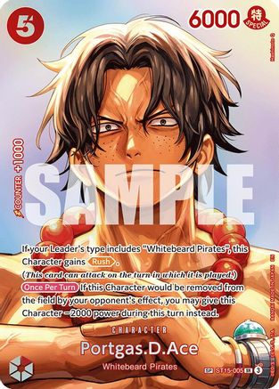 (ST15-005) Portgas.D.Ace (SP) - The Time of Battle - Foil