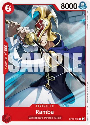 (OP16-016) Ramba - The Time of Battle - Normal