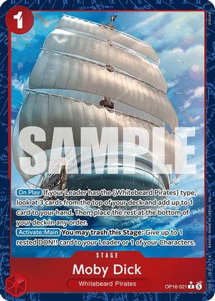 (OP16-021) Moby Dick (Alternate Art) - The Time of Battle - Foil