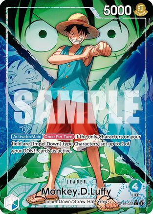 (OP16-022) Monkey.D.Luffy (022) (Alternate Art) - The Time of Battle - Foil