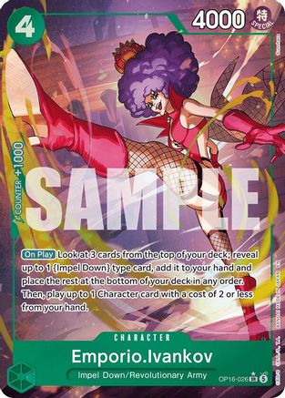 (OP16-026) Emporio.Ivankov (026) (Alternate Art) - The Time of Battle - Foil