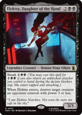 Elektra, Daughter of the Hand (MSH-097) - Marvel Super Heroes