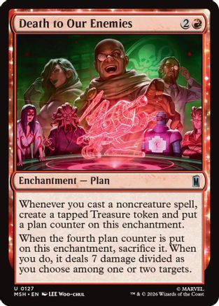 Death to Our Enemies (MSH-127) - Marvel Super Heroes Foil