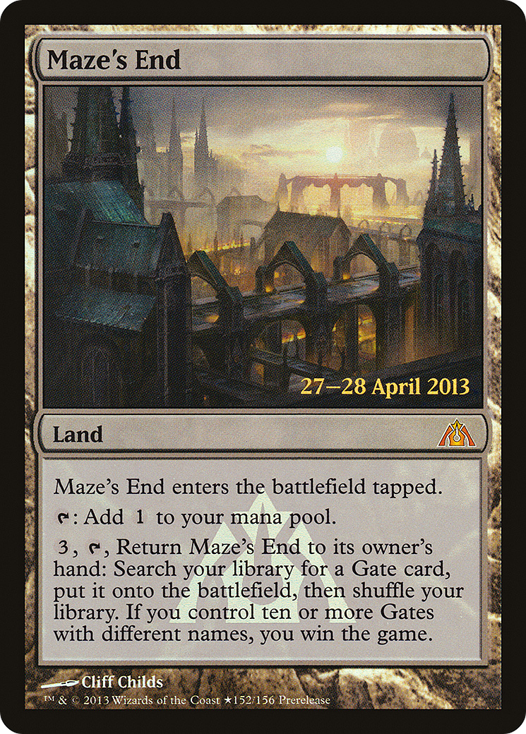 Maze's End (PRE-152★) - Dragon's Maze Promos (Prerelease) Foil
